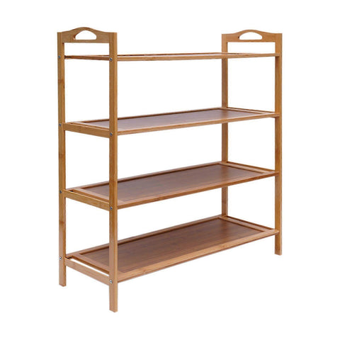 4-Tier Bamboo Shelf Rack