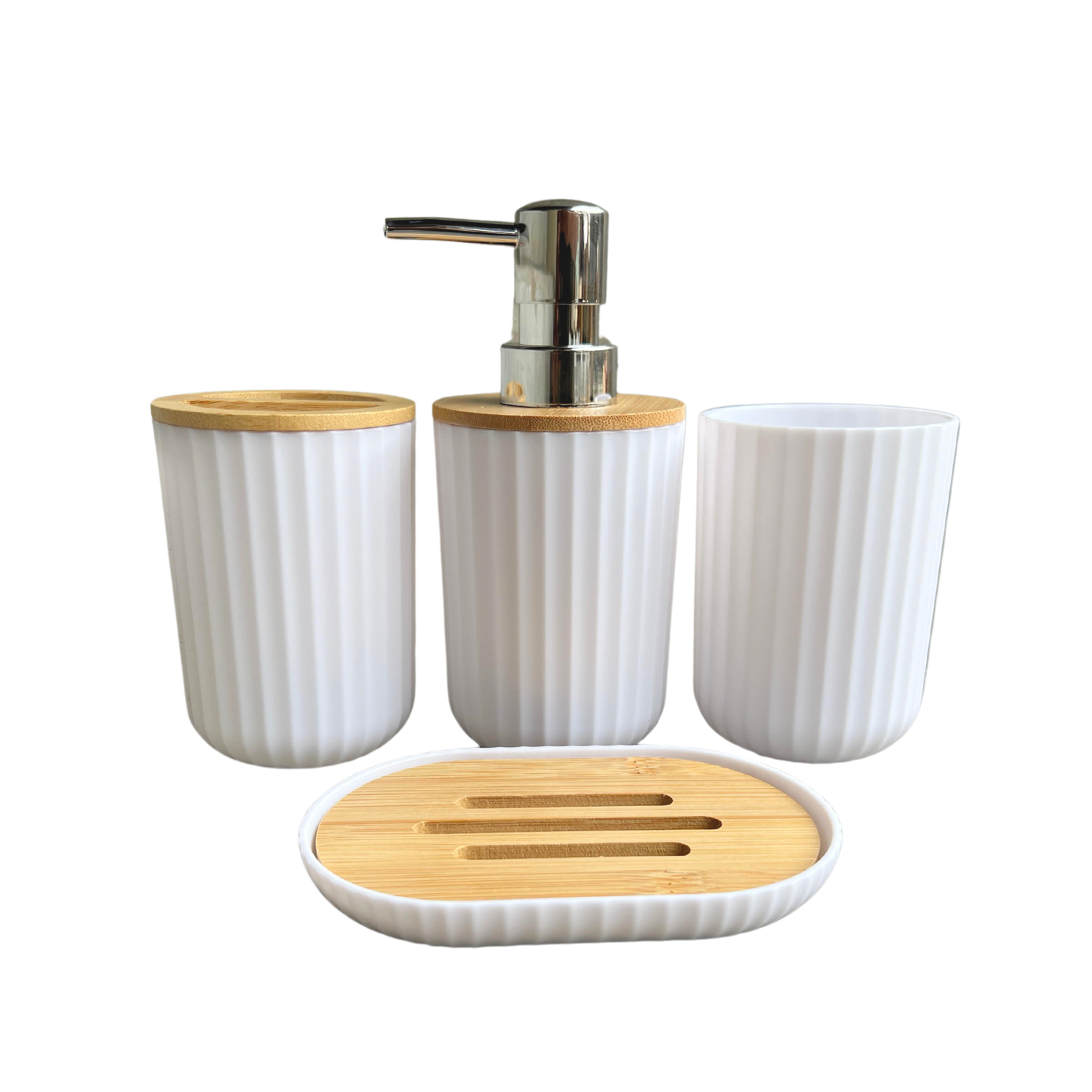 4-Piece Bathroom Accessory Set