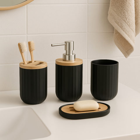 4-Piece Bathroom Accessory Set
