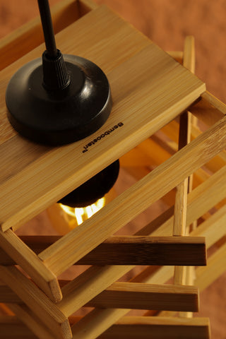 Starlight Handcrafted Bamboo Lamp – Luxury Lighting for Upscale Living Spaces