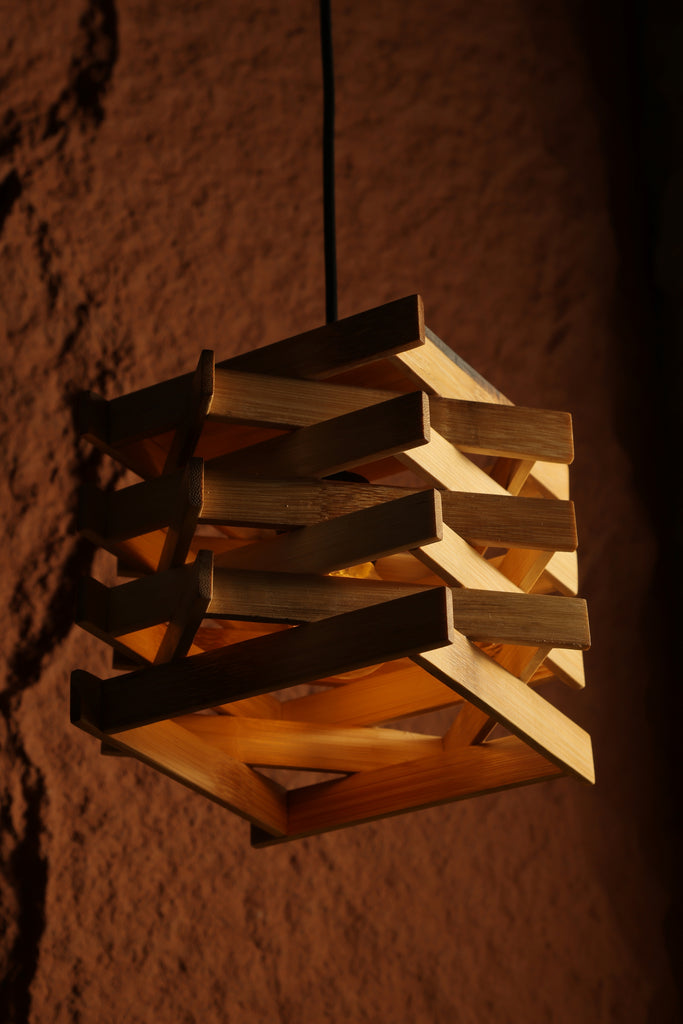 Starlight Handcrafted Bamboo Lamp – Luxury Lighting for Upscale Living Spaces