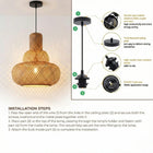 Bamboo Triple Aura Lamp — view 4