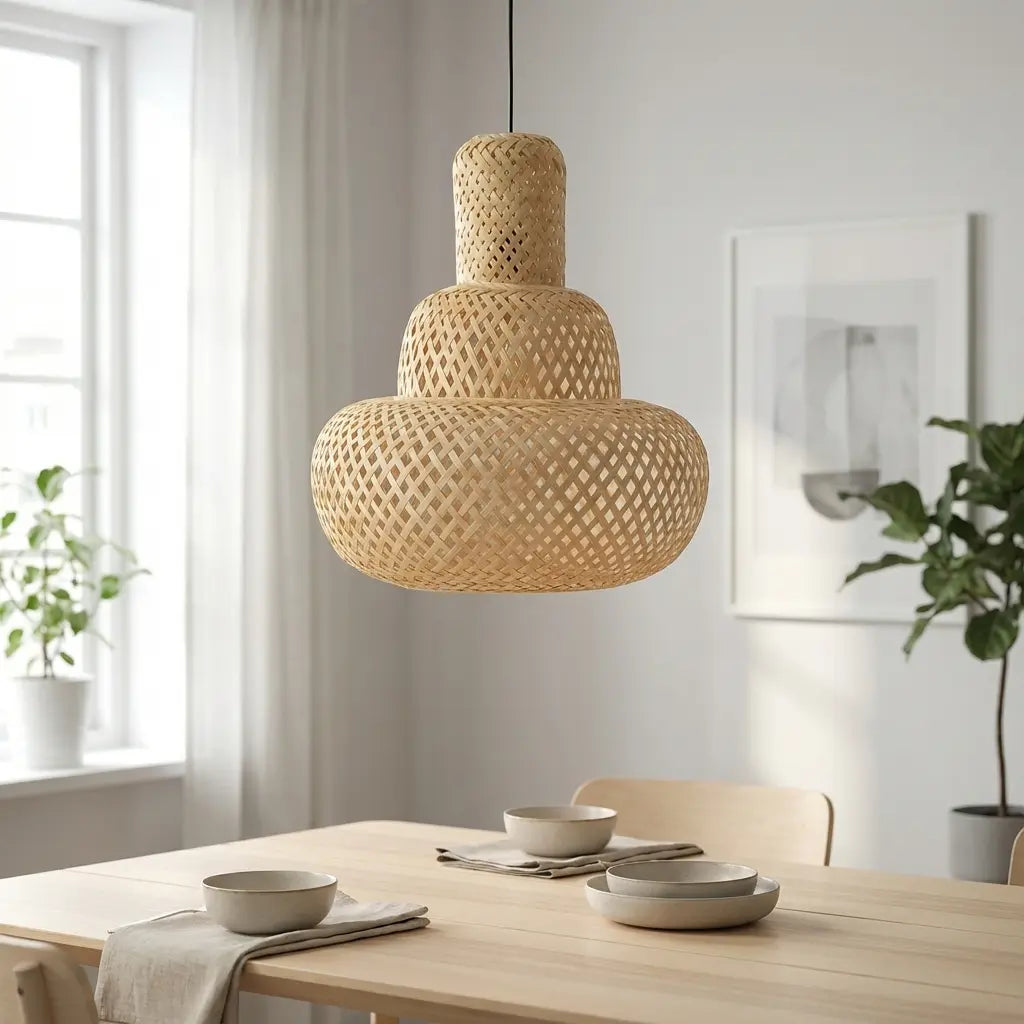Bamboo Triple Aura Lamp — view 3