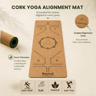 Cork Yoga Alignment Mat