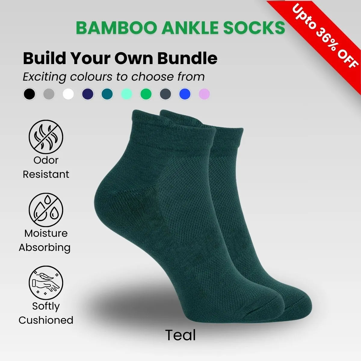 Bamboo Ankle Socks - Build Your Own Bundle