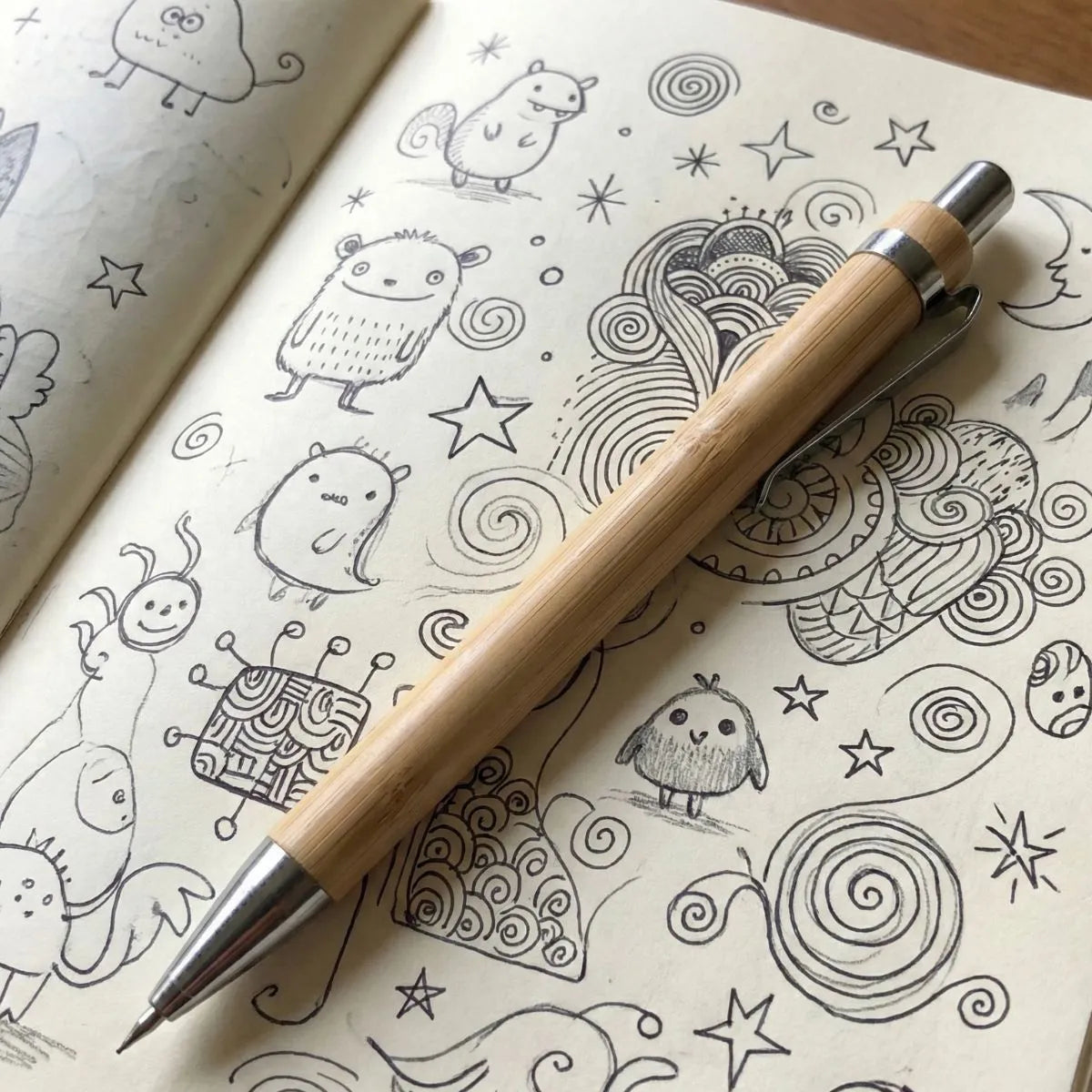 Bamboo Mechanical Pencil Pack of 2