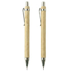 Set of two Bamboo Mechanical Pencils featuring a smooth grip and metal accents, ideal for everyday writing.
