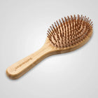 Bamboo Oval Hairbrush designed for smooth detangling and soothing scalp massage.
