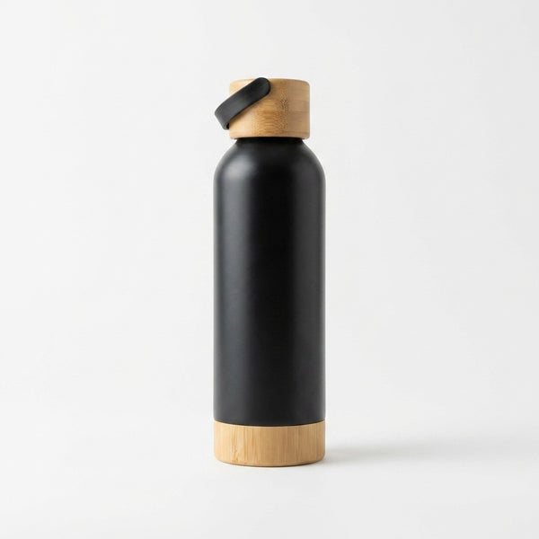 Bamboo Steel Water Bottle (500 ml)