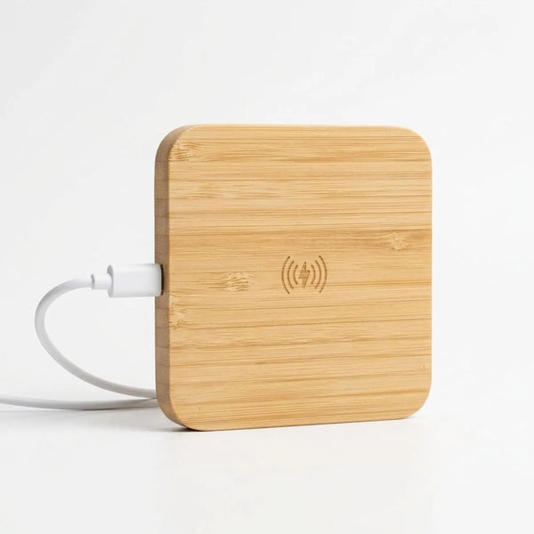 15W Bamboo Wireless Charging Pad