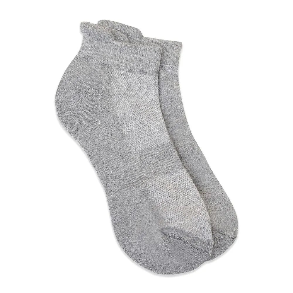 Bamboo Ankle Socks – White, Black, Navy & Grey | Soft, Cushioned & Odor Resistant (Pack of 3)