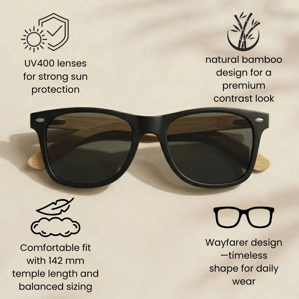 Bamboo Sunglasses UV Protected