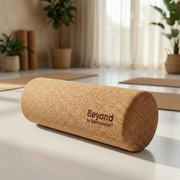 Cork Muscle Roller for effective muscle relief, designed for everyday use and incorporating comfort-forward surface.