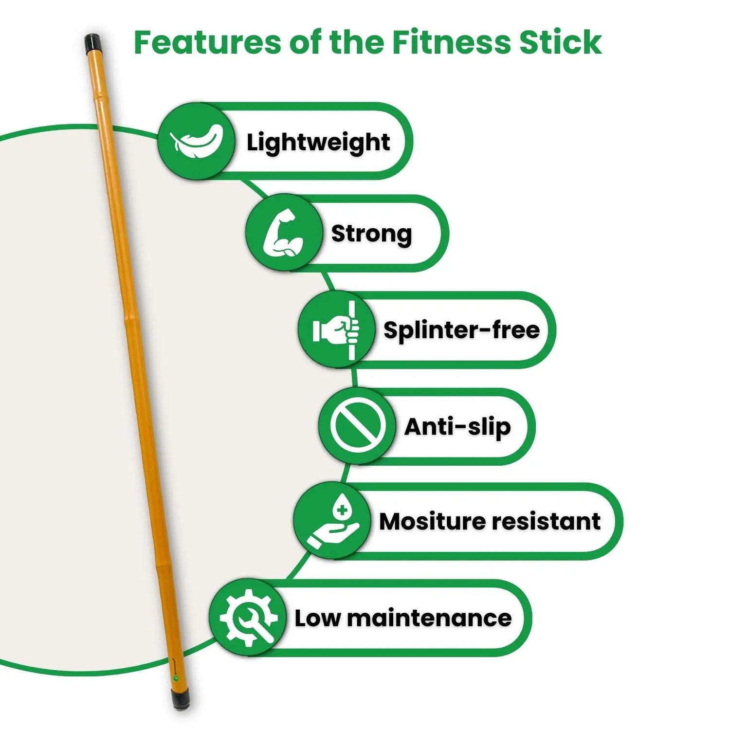 Bamboo Posture & Mobility Stick