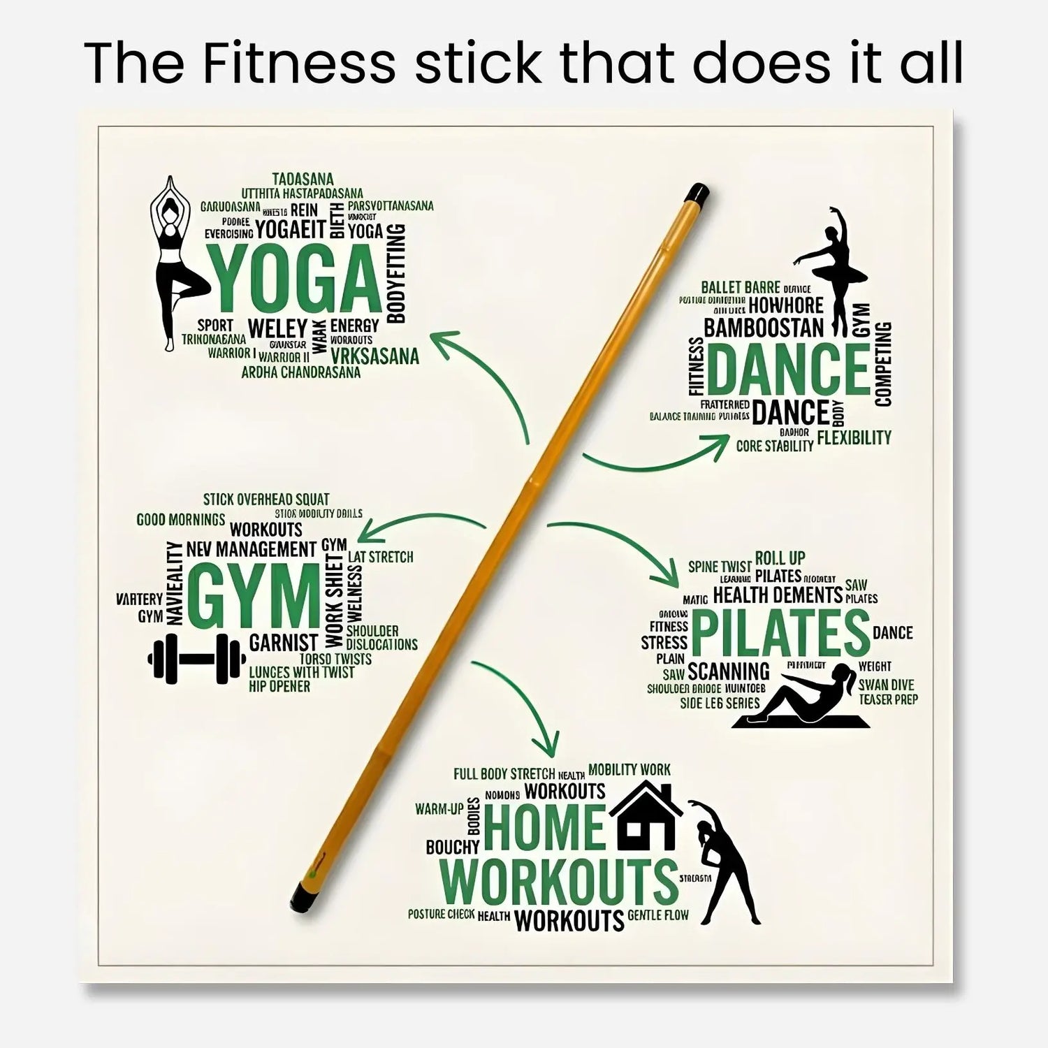 Bamboo Posture & Mobility Stick