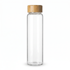 Bamboo Glass Bottle (1 Litre) — white background studio shot