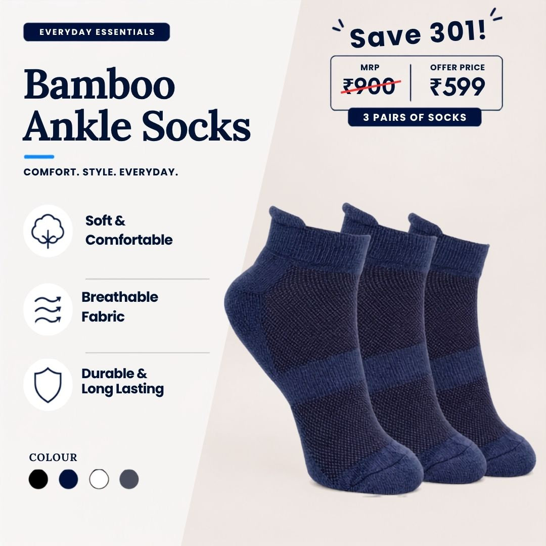 Pack of 3 - Navy
