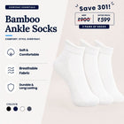 Pack of 3 - White