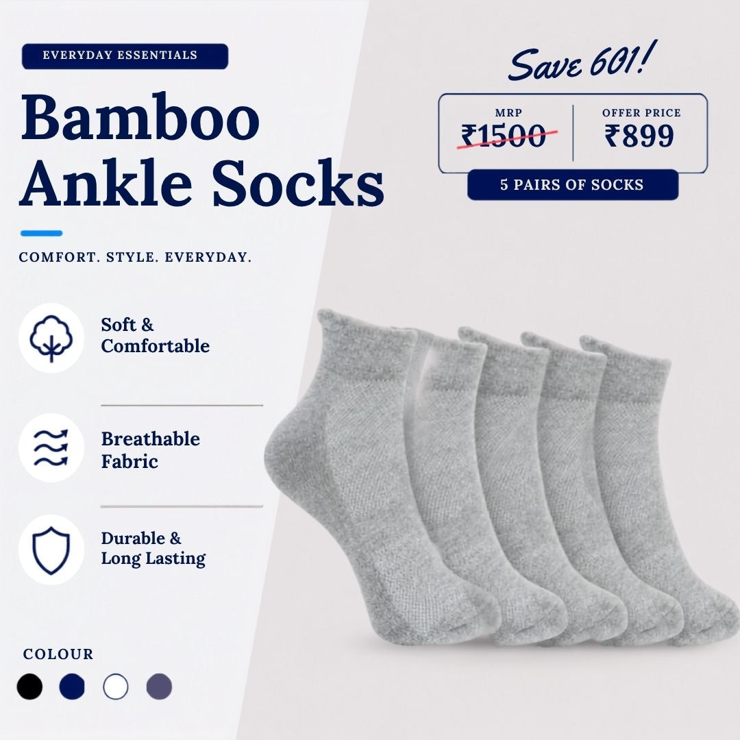 Pack of 5 - Gray