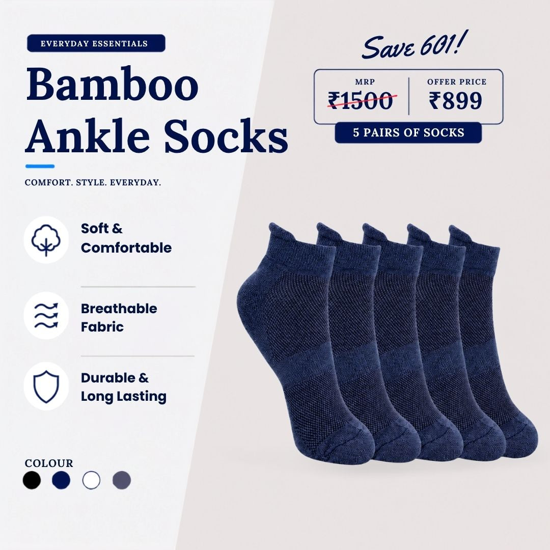Pack of 5 - Navy