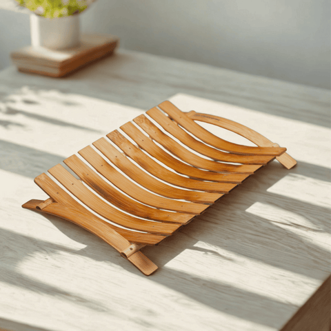 Bamboo Fruit Basket  Perfect for Dining Table, Kitchen, or Centre Table