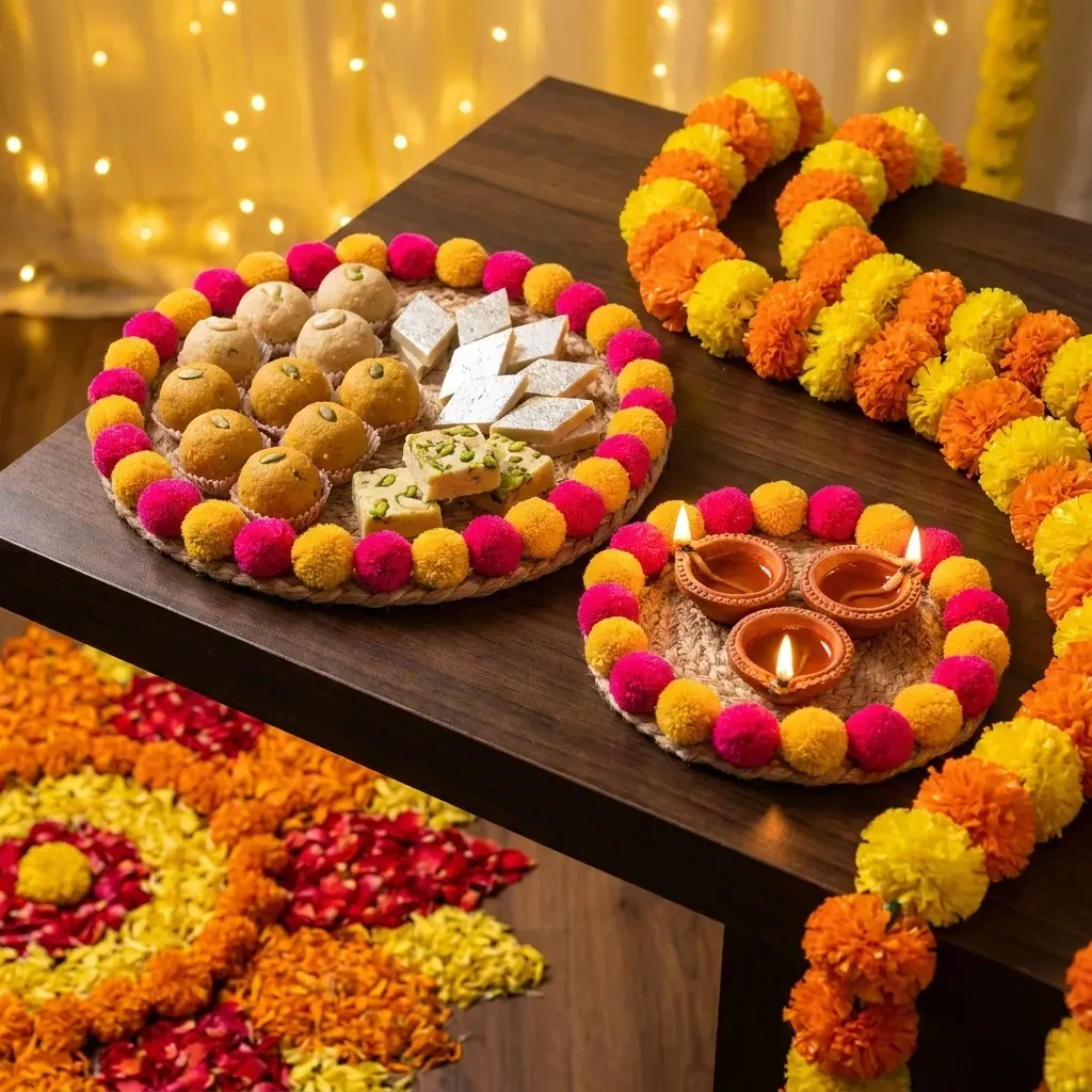 The mithai tray
