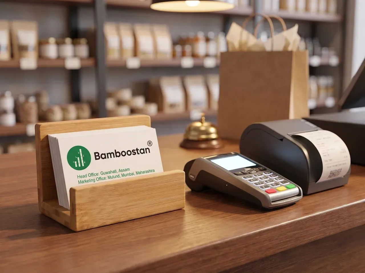 The store counter