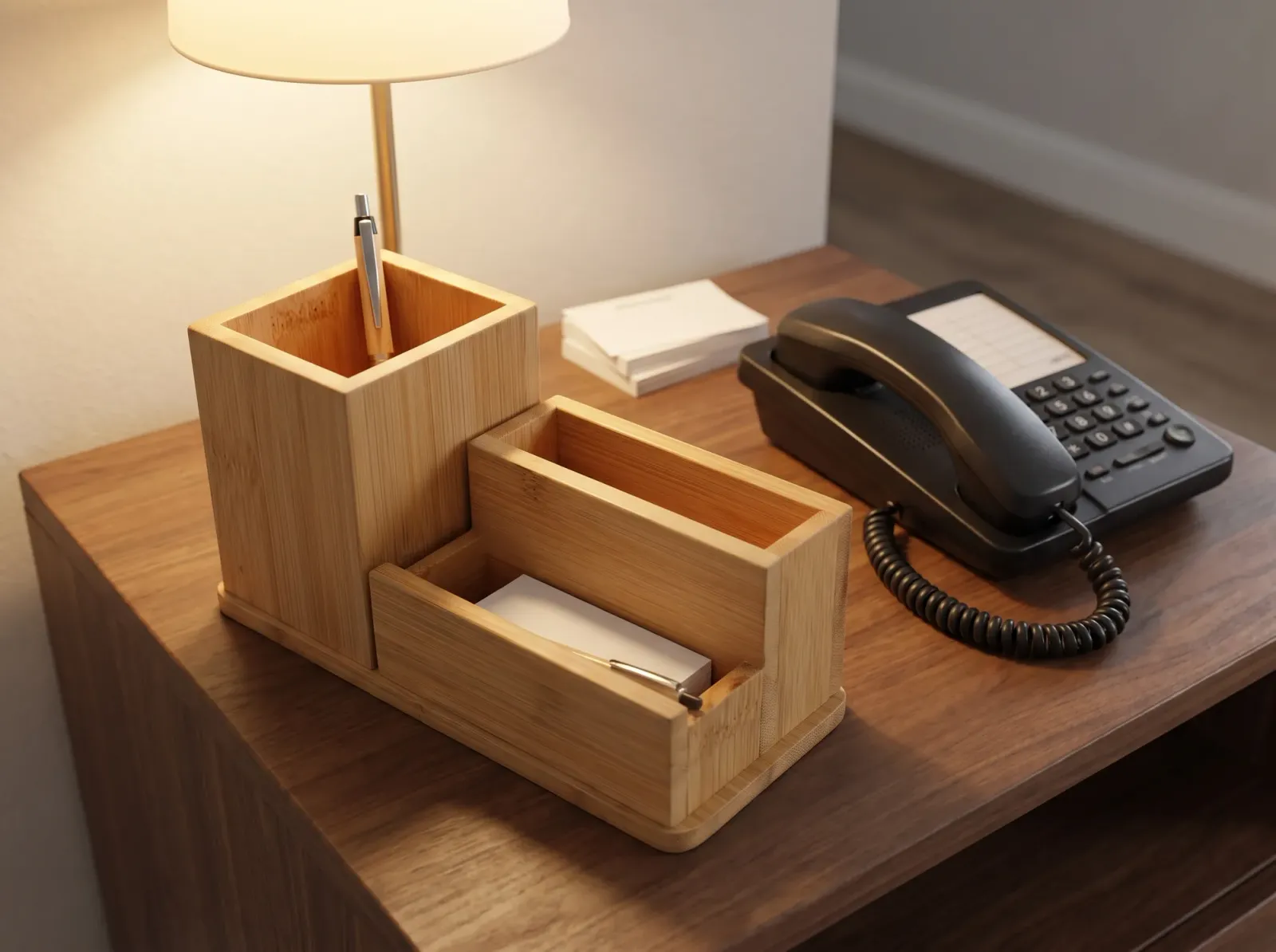 Beside the phone