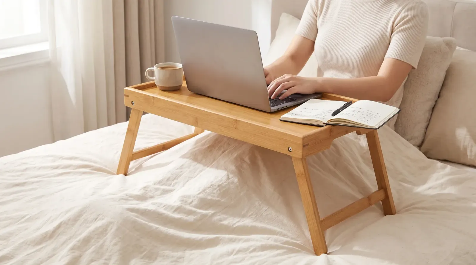 A laptop stand that isn't the duvet