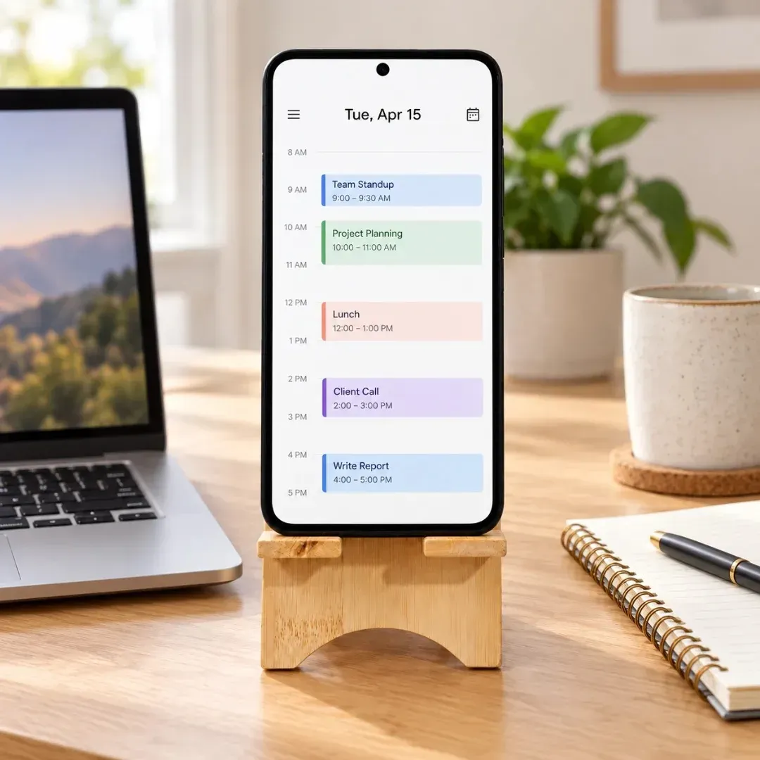 Your schedule in plain sight