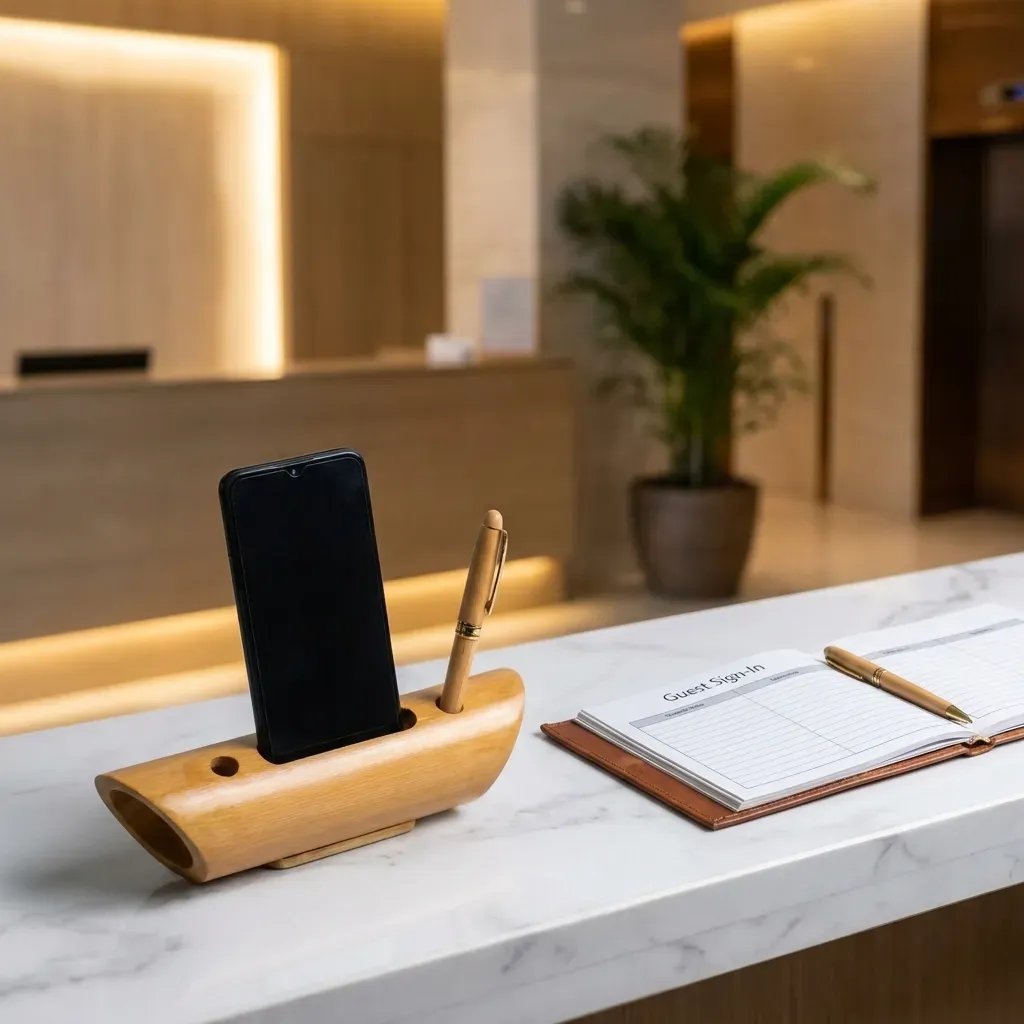 The reception desk, With Pen Holder