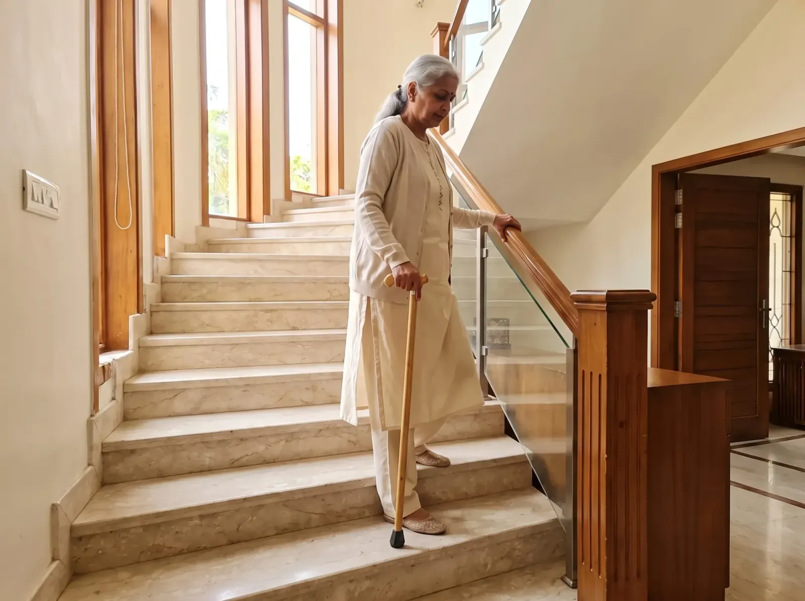 The stair climb