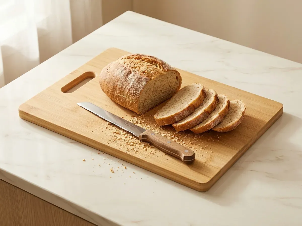 Fresh bread, sliced your way