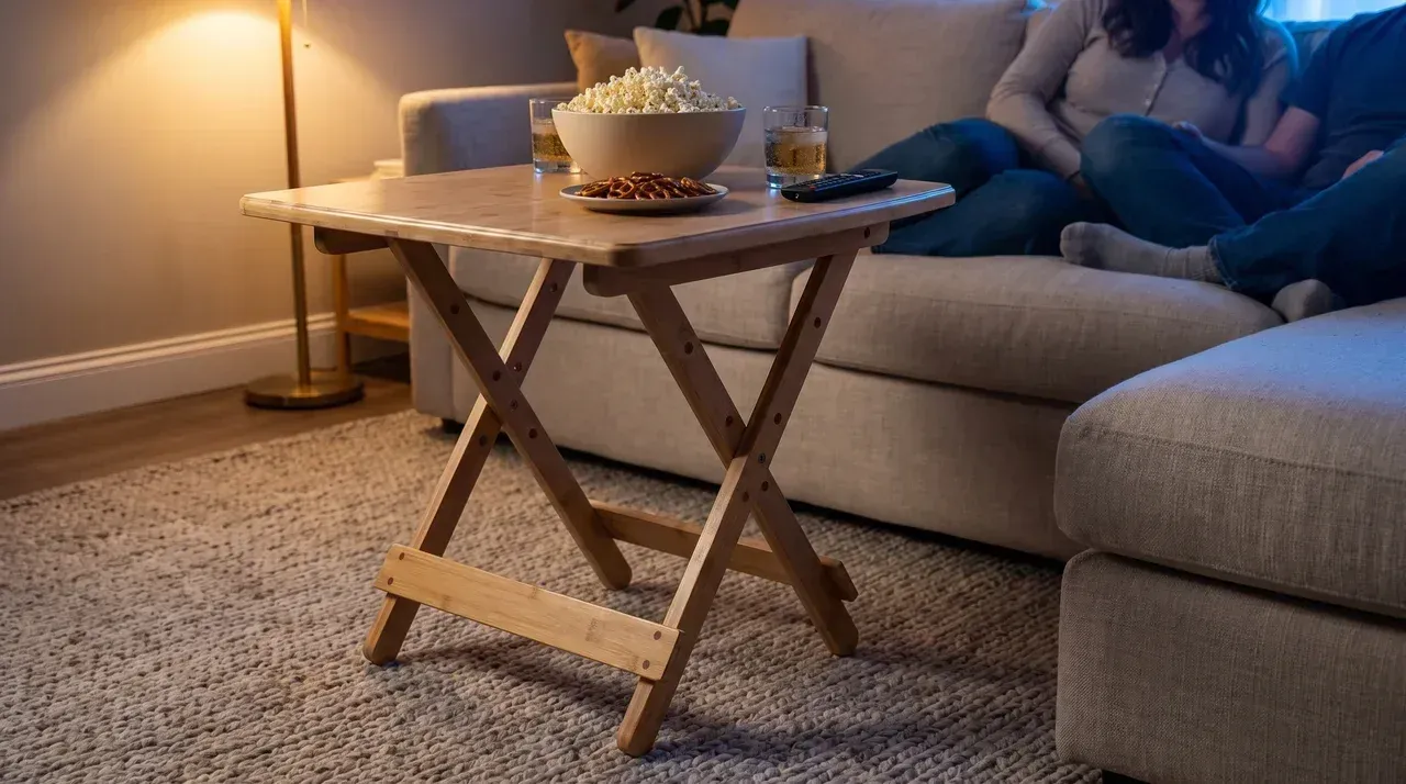 An extra surface for movie night