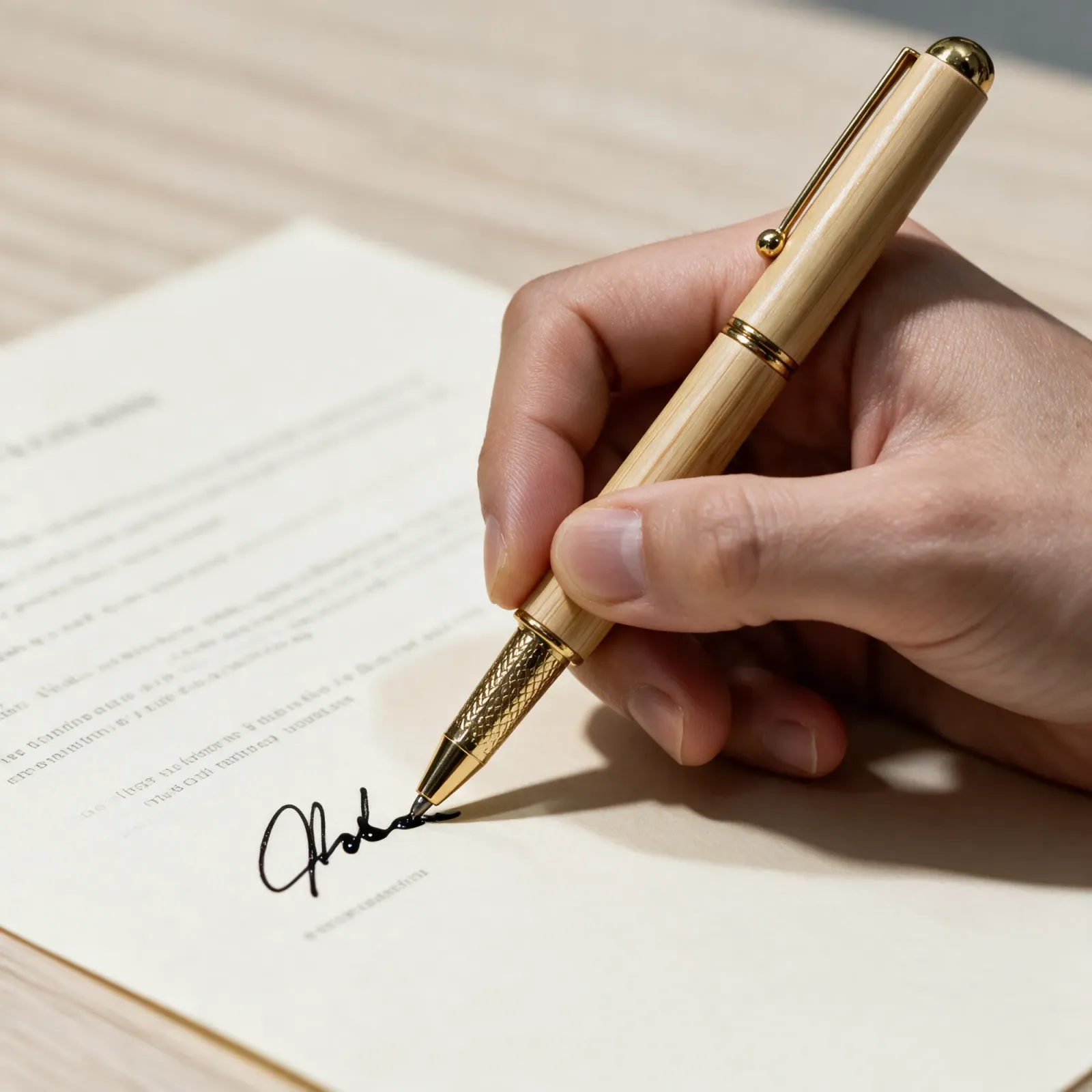 A steadier hand for signing