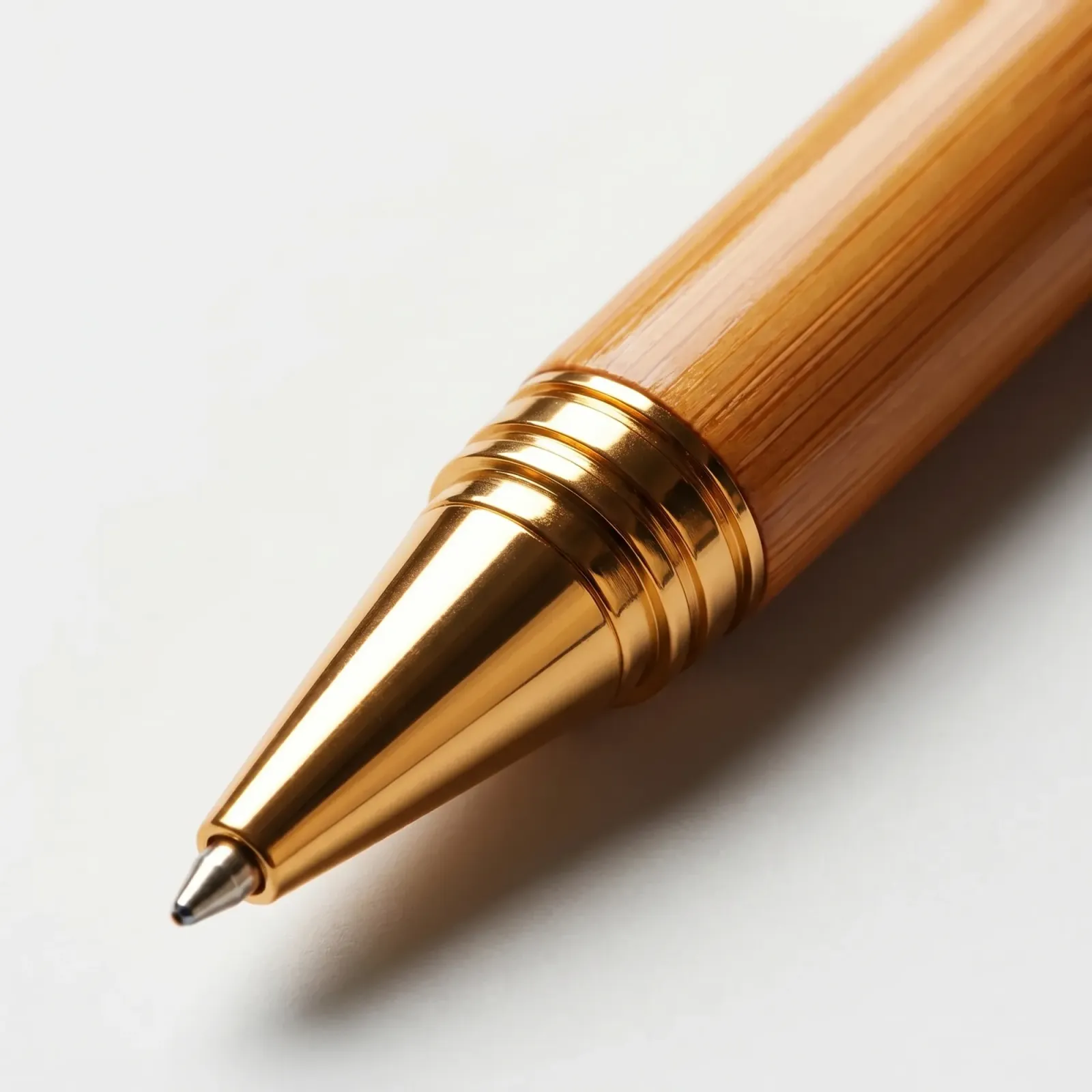 The gold-tone tip